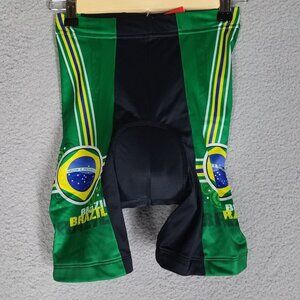 NEW Scudo Brazil Cycling Shorts Women's Small UPF 30-50 Antibacterial Fast Dry